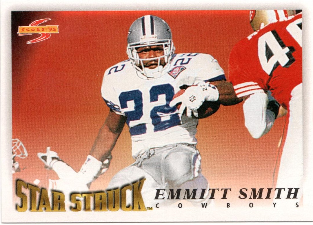 1995 Score Emmitt Smith Card - Etsy
