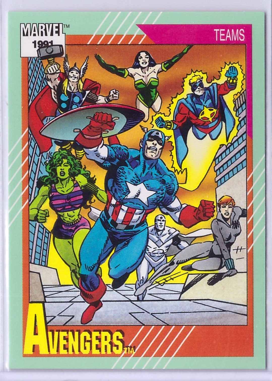 1991 AVENGERS Marvel Universe Series 2 Card - Etsy