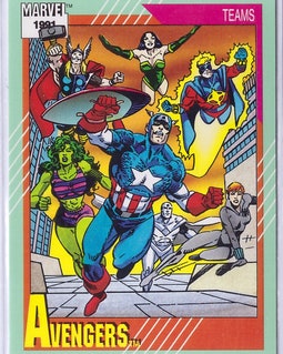1991 AVENGERS Marvel Universe Series 2 Card - Etsy