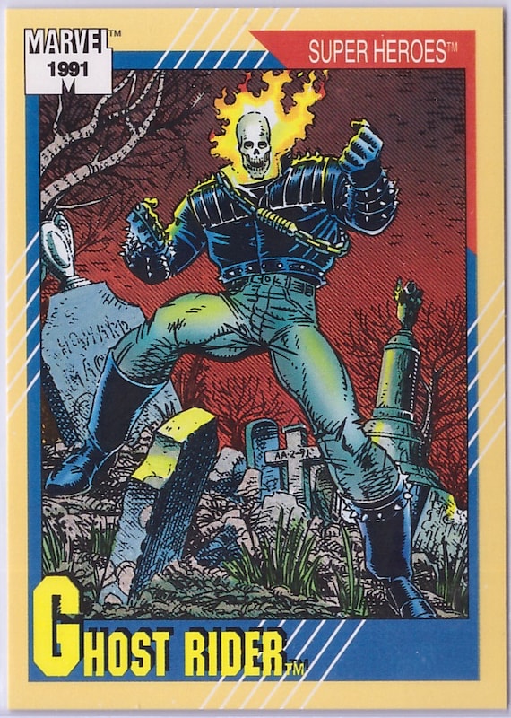 1991 GHOST RIDER Marvel Universe Series 2 Card - Etsy