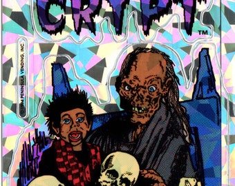 1994 Tales from the Crypt Vending Sticker CRYPT KEEPER with Dummy