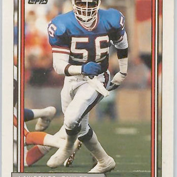 Lawrence Taylor Football Card Etsy