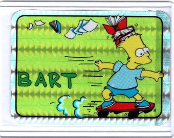 1990 Simpsons BART Novelty Vending Sticker Made by Kodak
