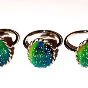 Original 1975 Glitter Mood Ring