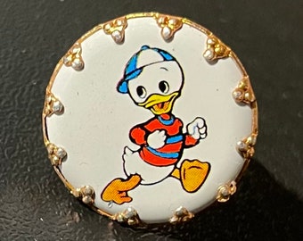 1970s Disney HUEY Cartoon Ring Vintage and Adjustable