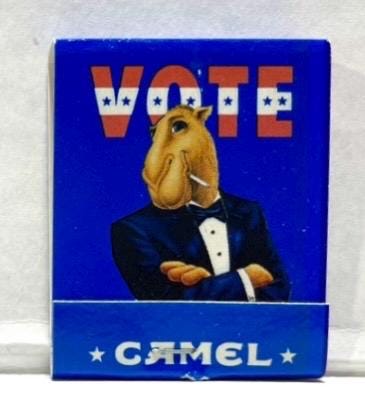 1992 Rare Limited Edition Joe Camel Matchbook VOTE Joe - Etsy