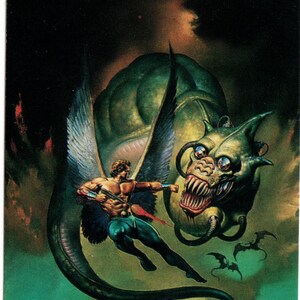 1992 Boris Vallejo Series 2 Art Card 11 Wings of Wor