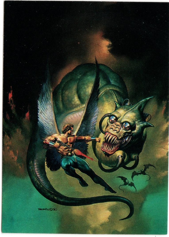 1992 Boris Vallejo Series 2 Art Card 11 Wings of Wor - Etsy