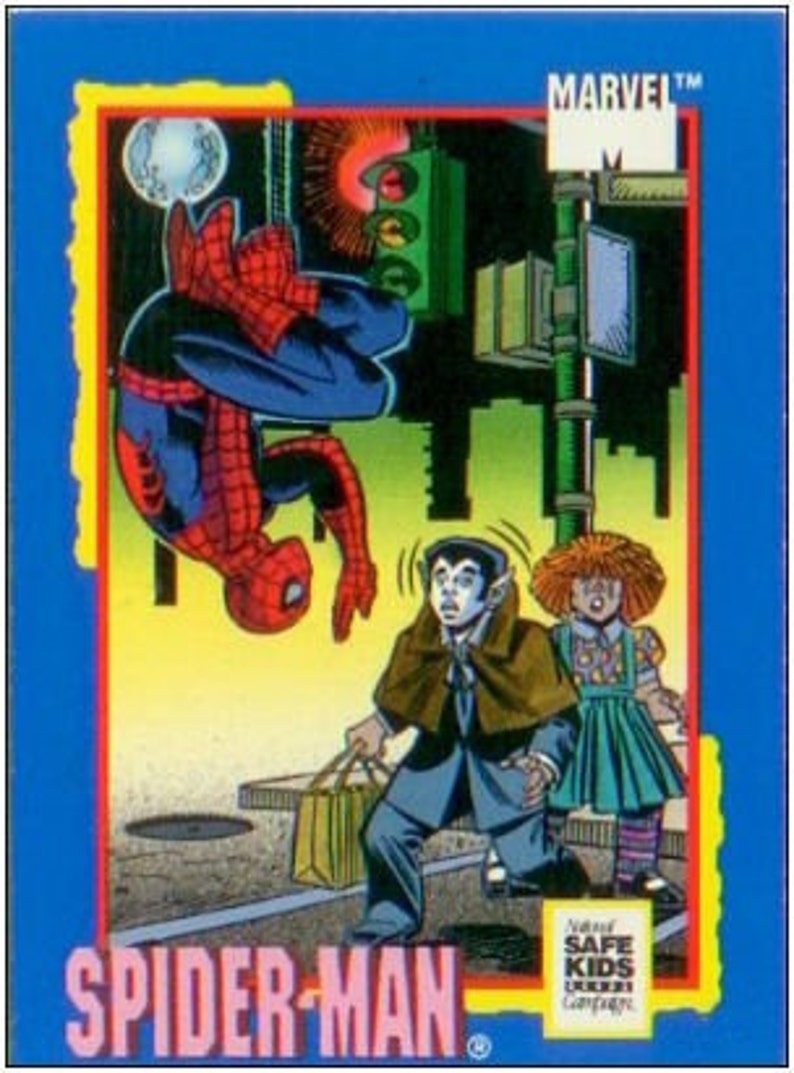 1991 MARVEL Trading Card From Impel Limited Edition SPIDERMAN Etsy