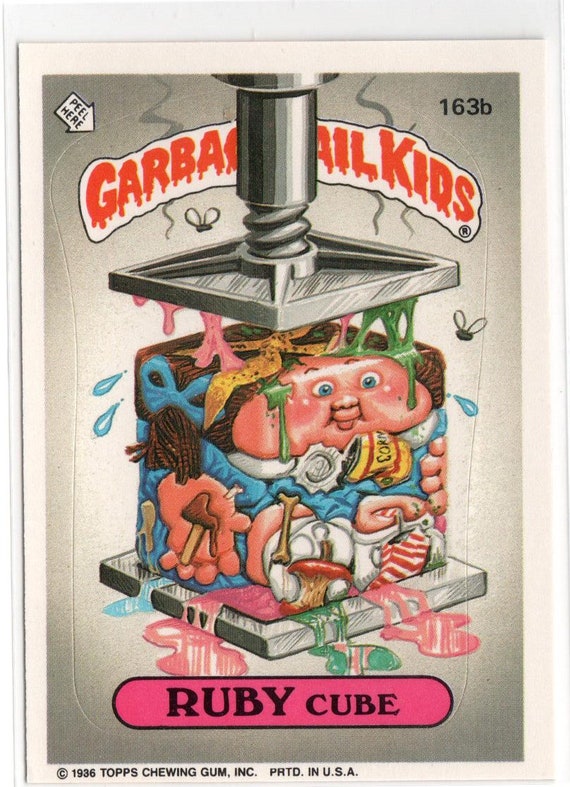 rare garbage pail kid cards 1986 BASKET CASEY, RARE ! 1986 TOPPS GARBAGE PAIL KIDS CARD