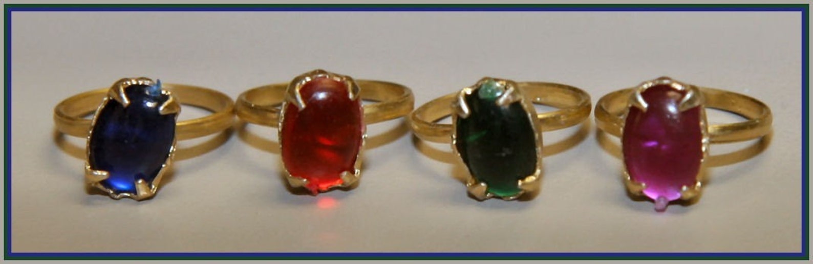 Vintage 1950's Cracker Jack Toy Ring in Oval Shape Etsy