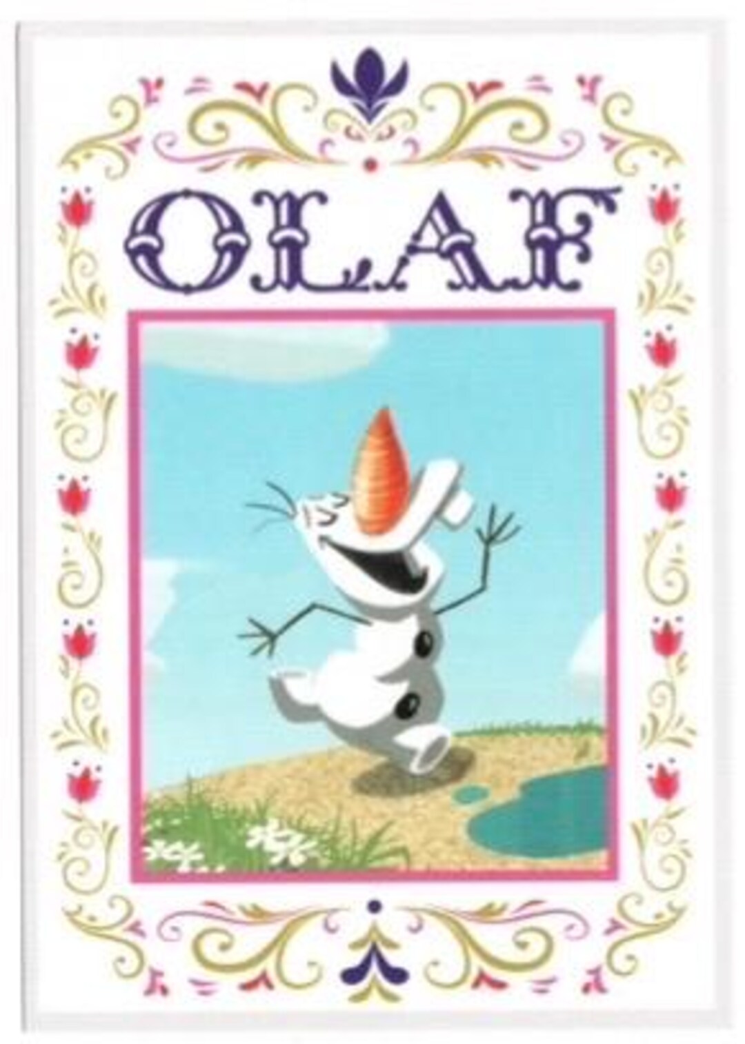 Original Limited Edition FROZEN Sticker as Shown RARE 5 - Etsy
