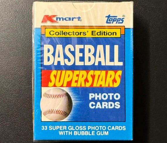 Rare 1990 Topps Superstars Baseball Kmart Set - Etsy Rare 1990 Topps Superstars Baseball Kmart Set - Etsy