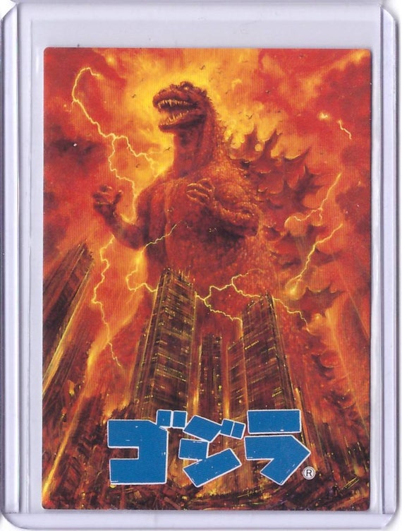 1995 GODZILLA JPP Amada Trading Card Godzilla Story 15 - Etsy