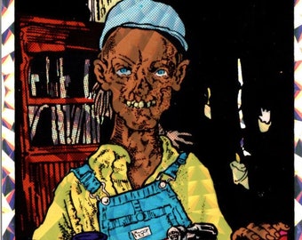 1994 Tales from the Crypt Vending Sticker CRYPT KEEPER Farmer