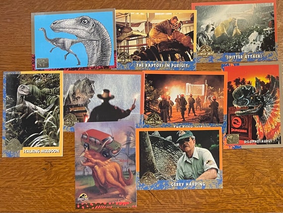 1992 Jurassic Park Deluxe GOLD Edition Card Pack - Etsy