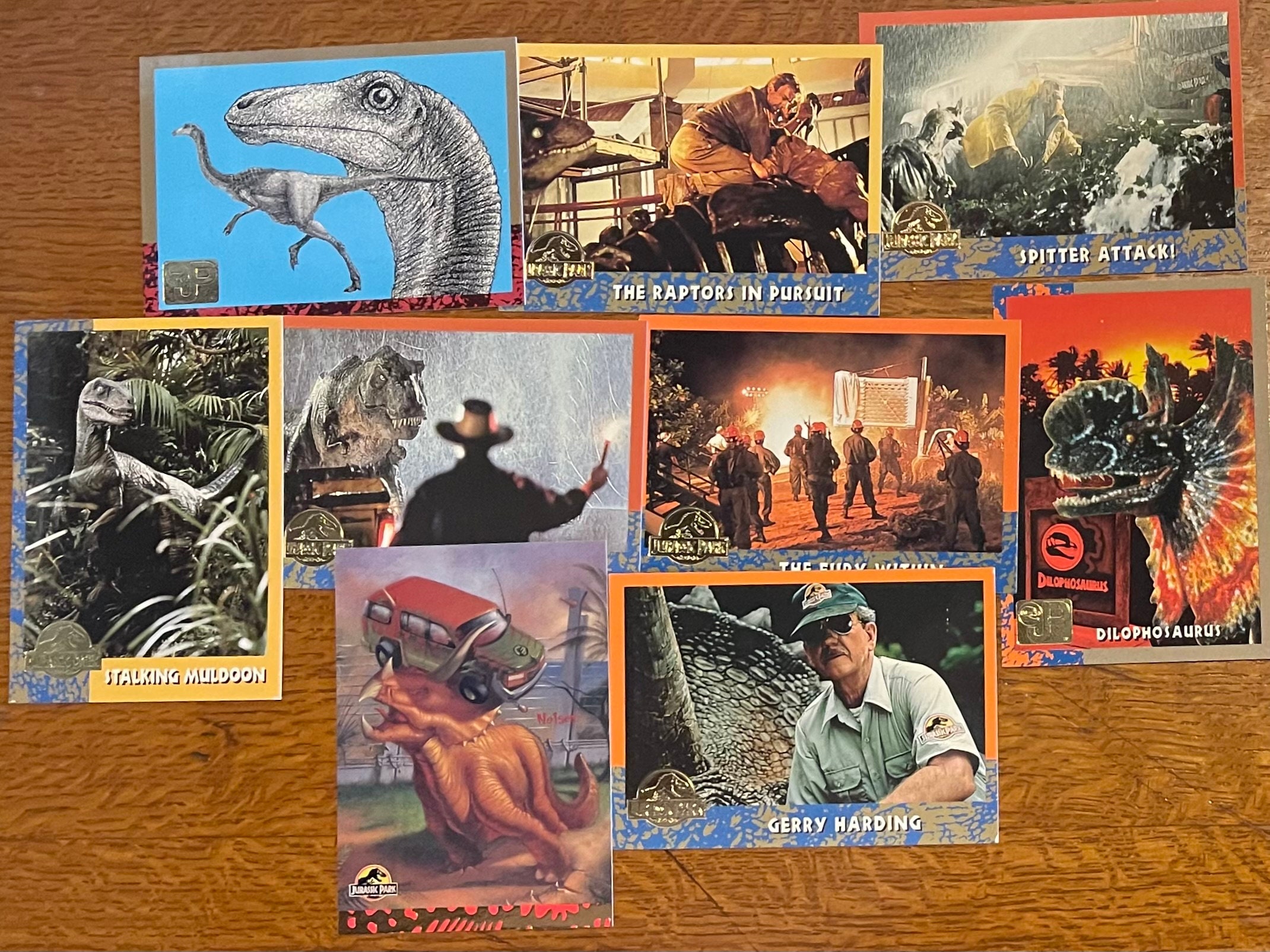 1992 Jurassic Park Deluxe GOLD Edition Card Pack - Etsy