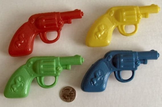4- 1960-70s Soft Plastic Cowboy Six-shooter Squirt Guns - Etsy