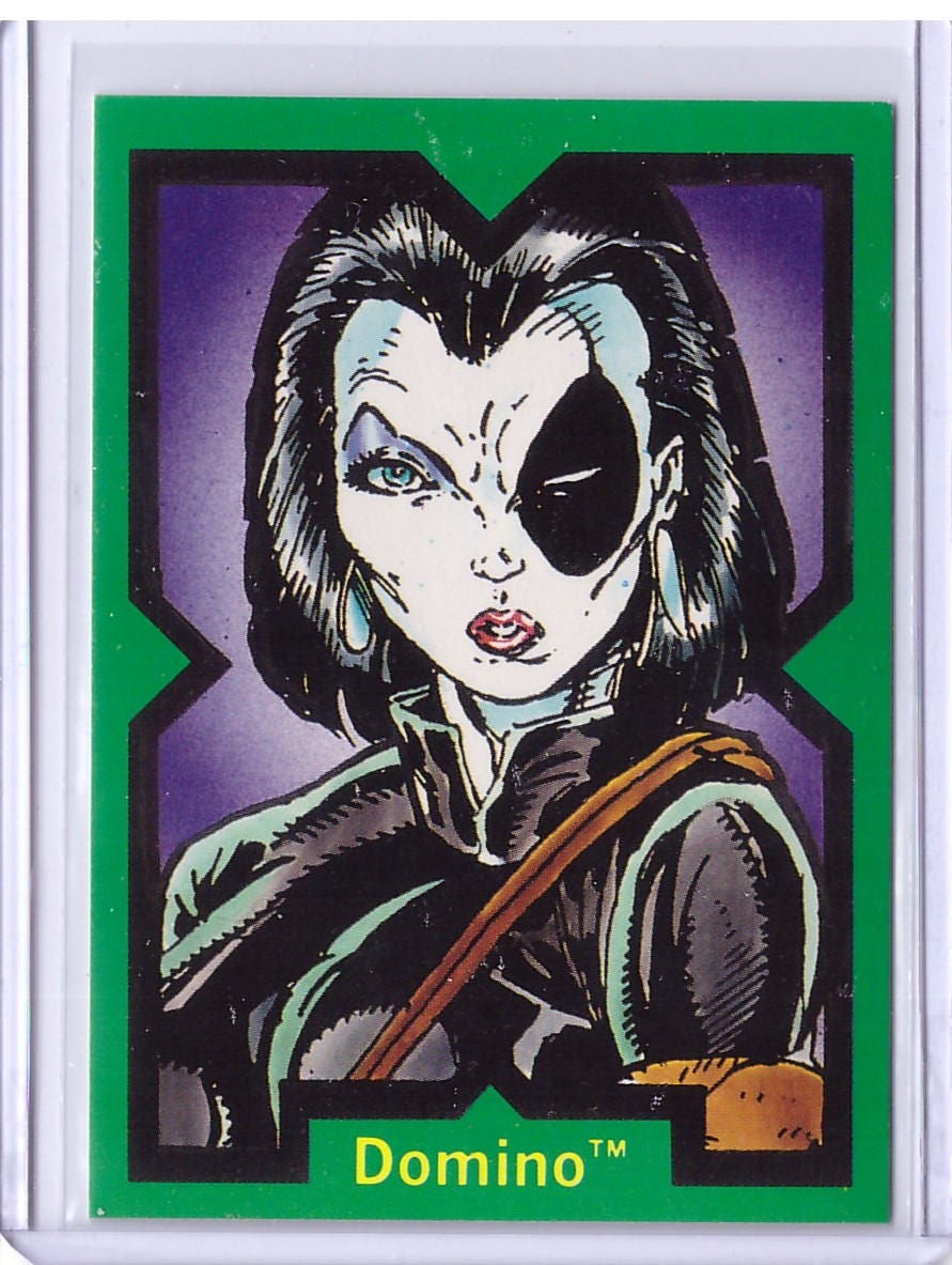 1991 X-force Comic Images Card DOMINO - Etsy