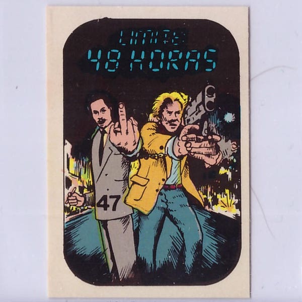 Very RARE 48HOURS 1984 Video Movies Series Sticker