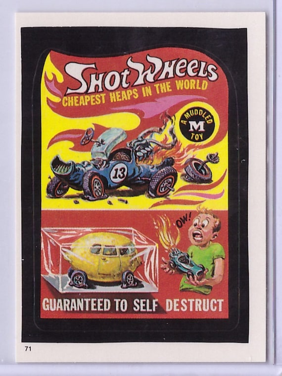 1986 Topps Wacky Packages Milk Muds Sticker - Etsy