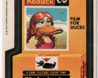 1979 Topps Wacky Packages Sticker Card KODUCK - Etsy