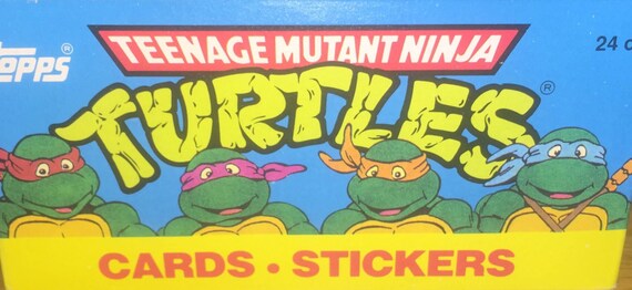 1989 Teenage Mutant Ninja Turtles Cards UNOPENED Pack TMNT