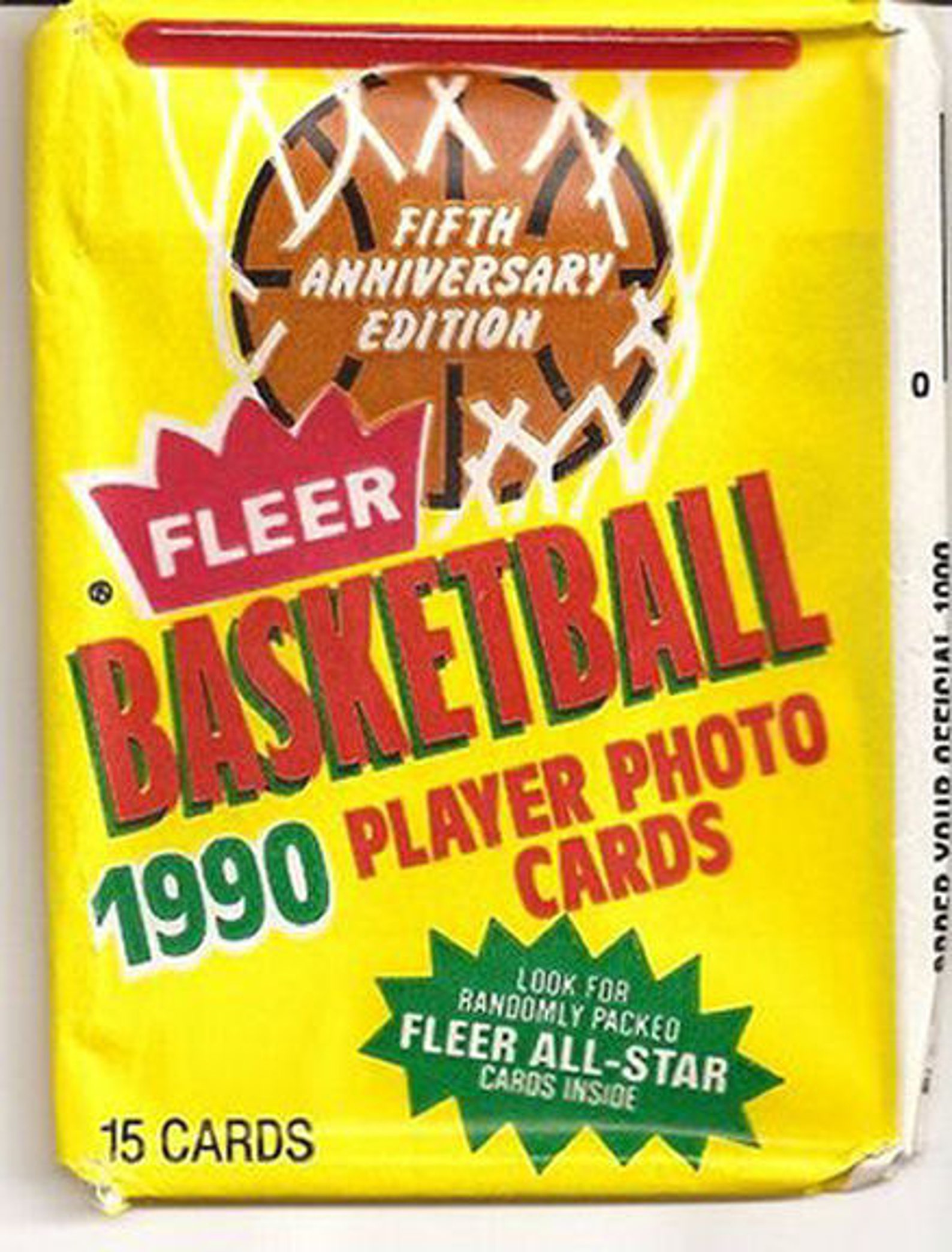 Vintage 1990 Fleer Basketball Sports Card Pack MINT Unopened Etsy