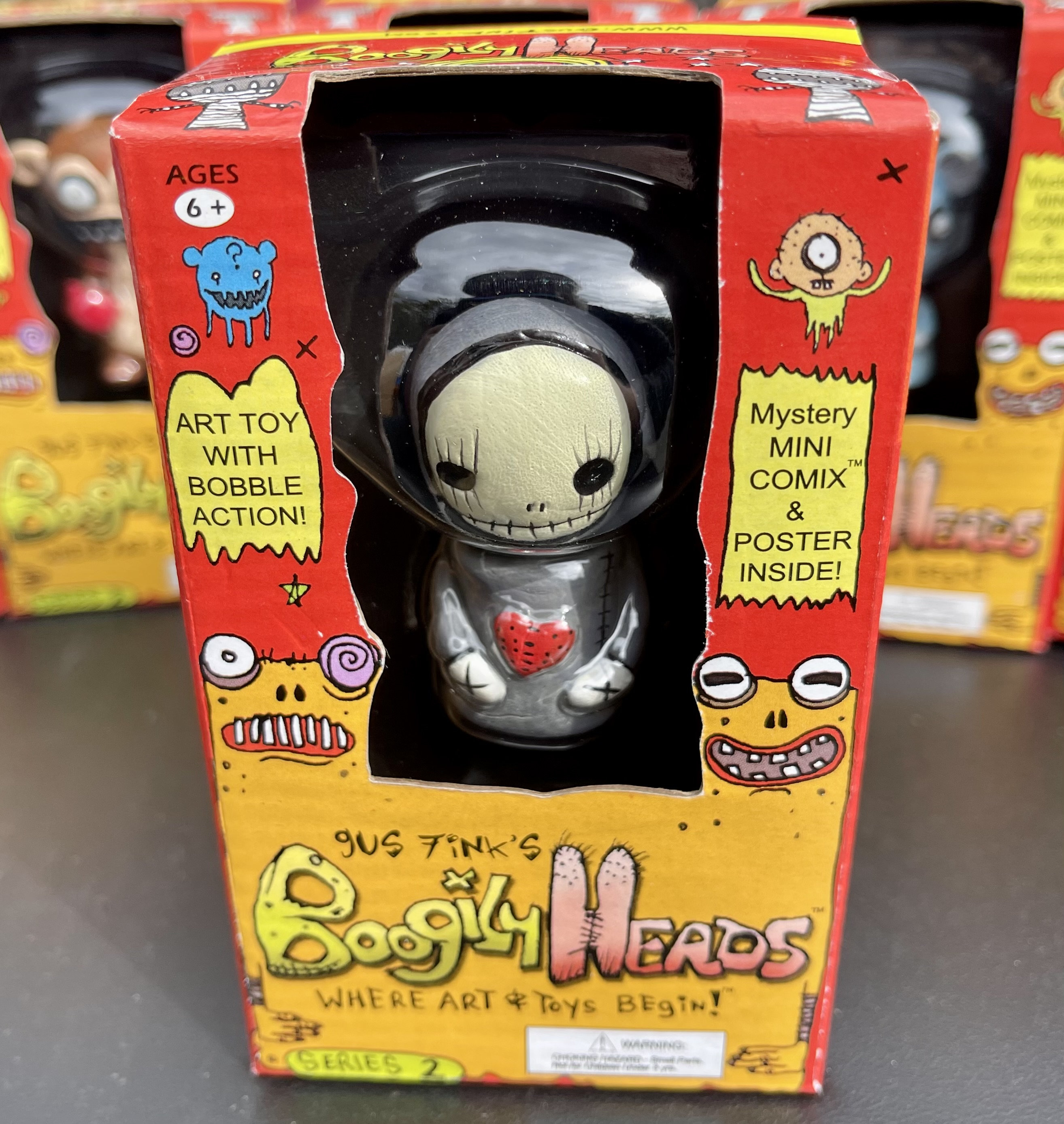 SKULLGNOME Gus Finks Series 2 Boogily Head Monster Figures - Etsy
