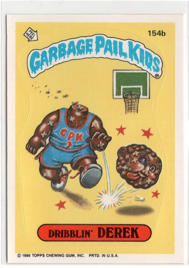 1986 Topps Garbage Pail Kids Card DRIBBLIN DEREK - Etsy