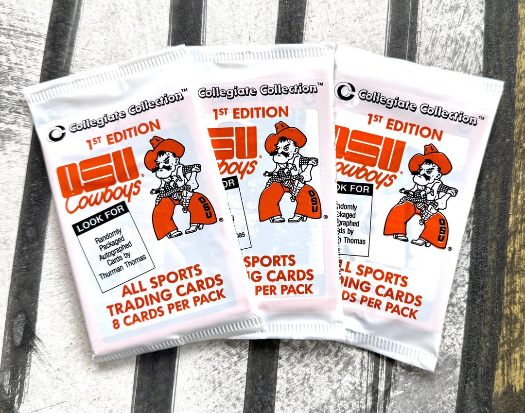 3 - 1991 Collegiate Collection Oklahoma State Cowboys 1st Edition