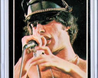 Vintage 1979 Freddy Mercury QUEEN Collectible Card - Donruss Music Stars