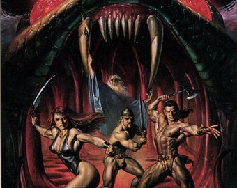 1992 Boris Vallejo Series 2 Art Card 76 Swords and Serpents