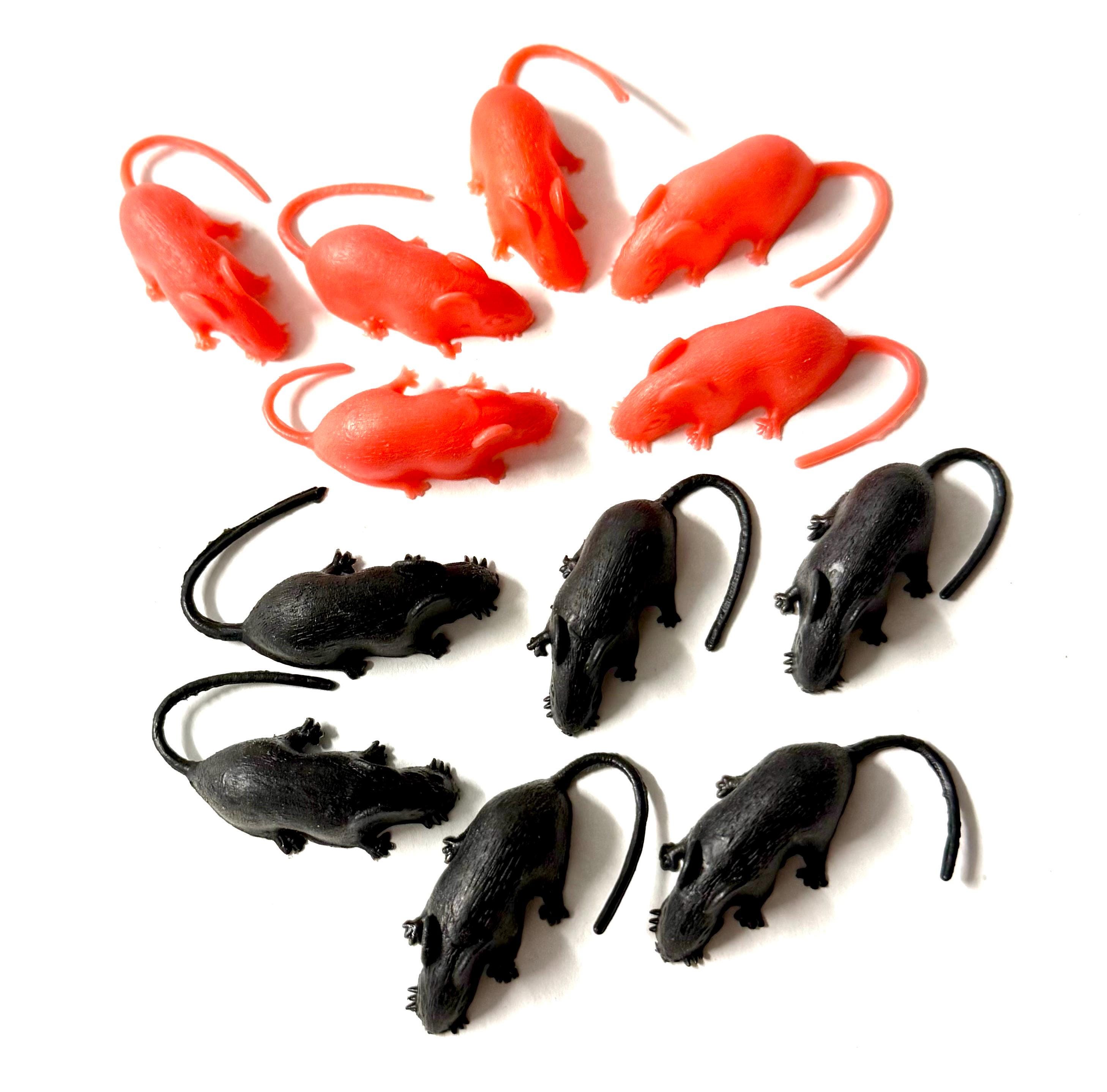 12 - 1970's Tiny Rats Plastic Toys for Halloween or Gags - Etsy