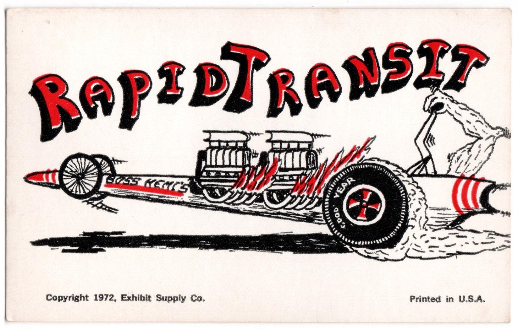 1972 BOSS HEMI Dragster Monster Odd Rod Hot Rod Exhibit Rat Fink