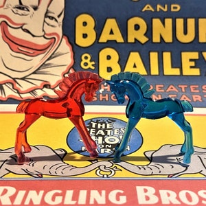 1950s BLUE PONY Circus Animal from Ringling Brothers Barnum And Bailey Circus Clown