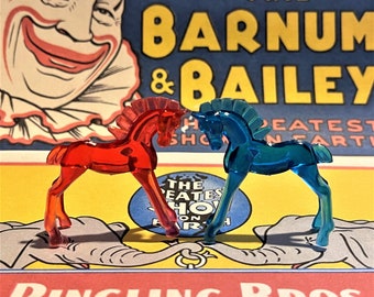 1950s BLUE PONY Circus Animal from Ringling Brothers Barnum And Bailey Circus Clown