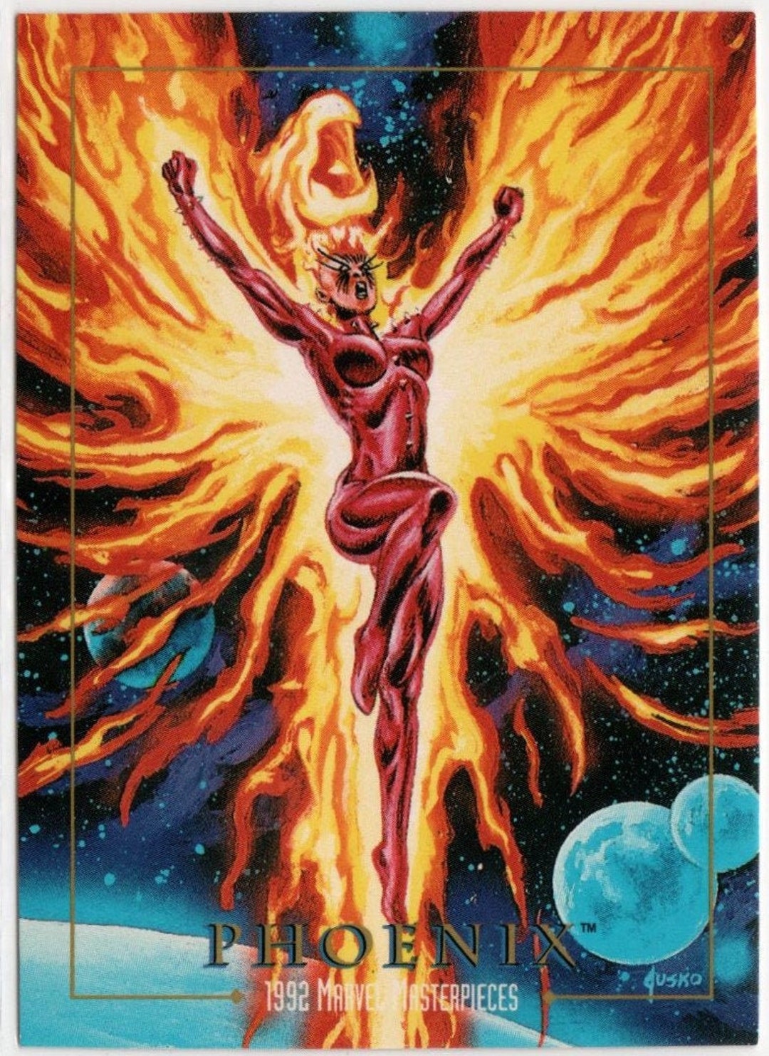 1992 Marvel Masterpieces PHOENIX Card - Etsy