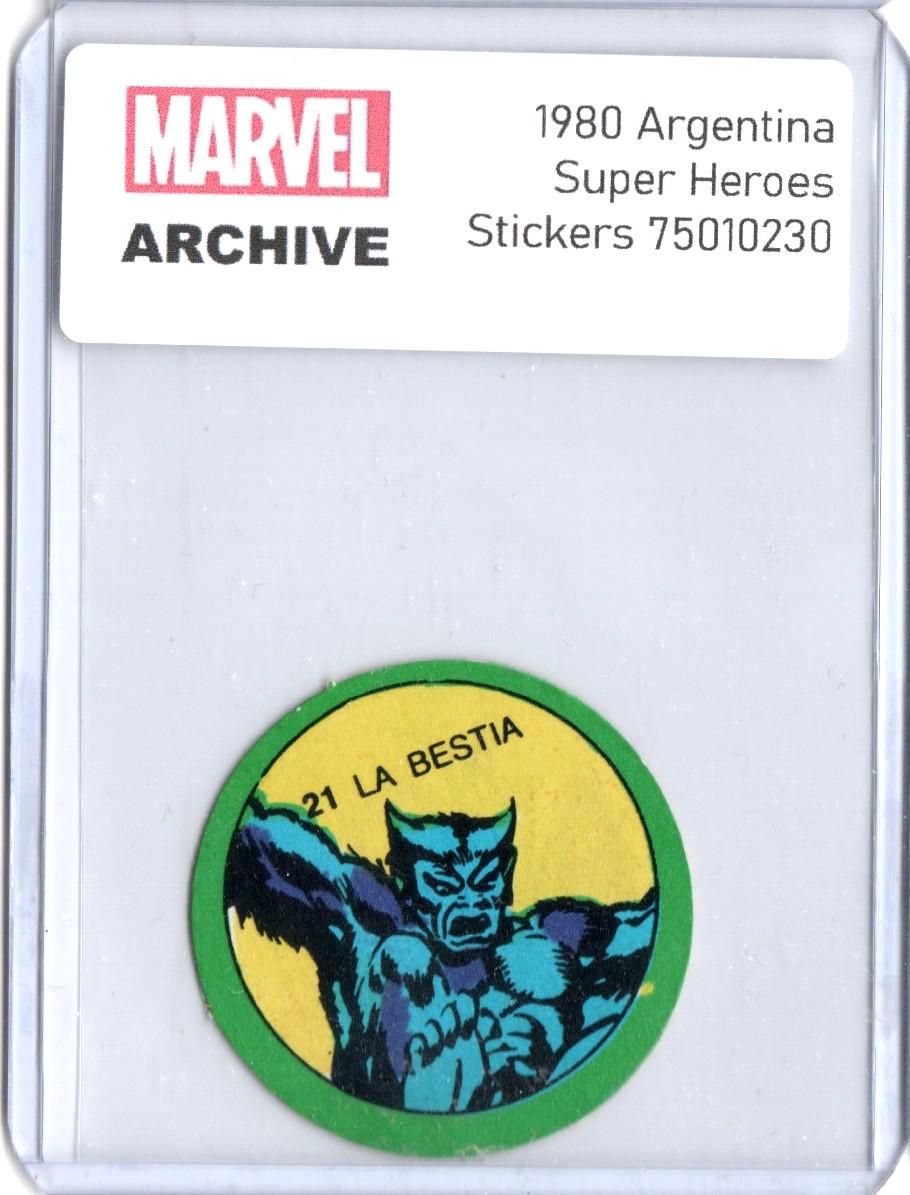 1980 BEAST Marvel Super Heroes Terrabusi Collection Argentina - Etsy