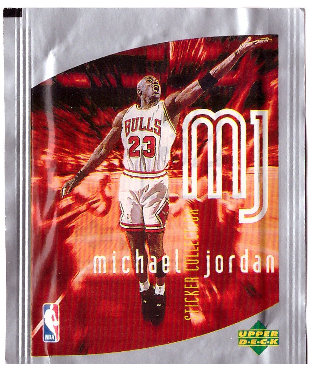 Unopened MICHAEL JORDAN Upper Deck Basketball Sticker Pack - Etsy