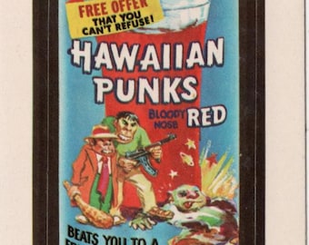 1979 Topps Wacky Packages Sticker Card HAWAIIAN PUNKS - Etsy