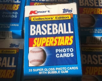 Rare 1990 Topps Superstars Baseball Kmart Set