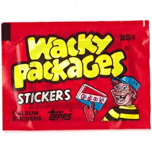 1986 Topps Wacky Packages Dr Pooper Soda Sticker image 3