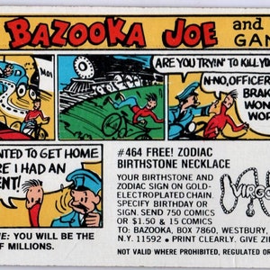 1976 Bazooka Joe Comic Card 76-57