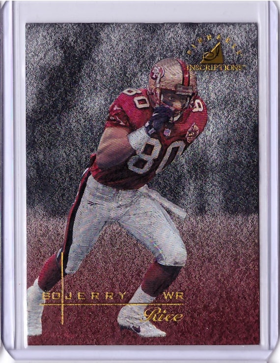 1997 Pinnacle Inscriptions JERRY RICE Card - Etsy