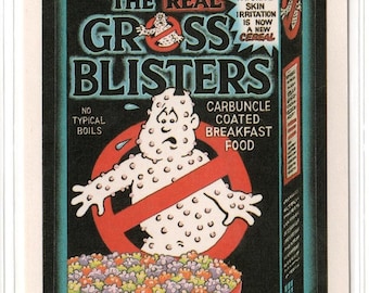 Vintage GROSS BLISTERS 1991 Wacky Packages Card - Etsy