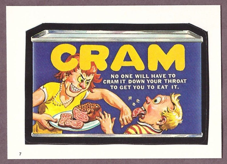 1986 CRAM Topps Wacky Packages Sticker - Etsy