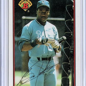 1989 Bowman Bo Jackson Baseball Card