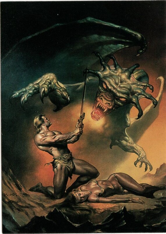 1992 Boris Vallejo Series 2 Art Card 62 the Sorceress and the
