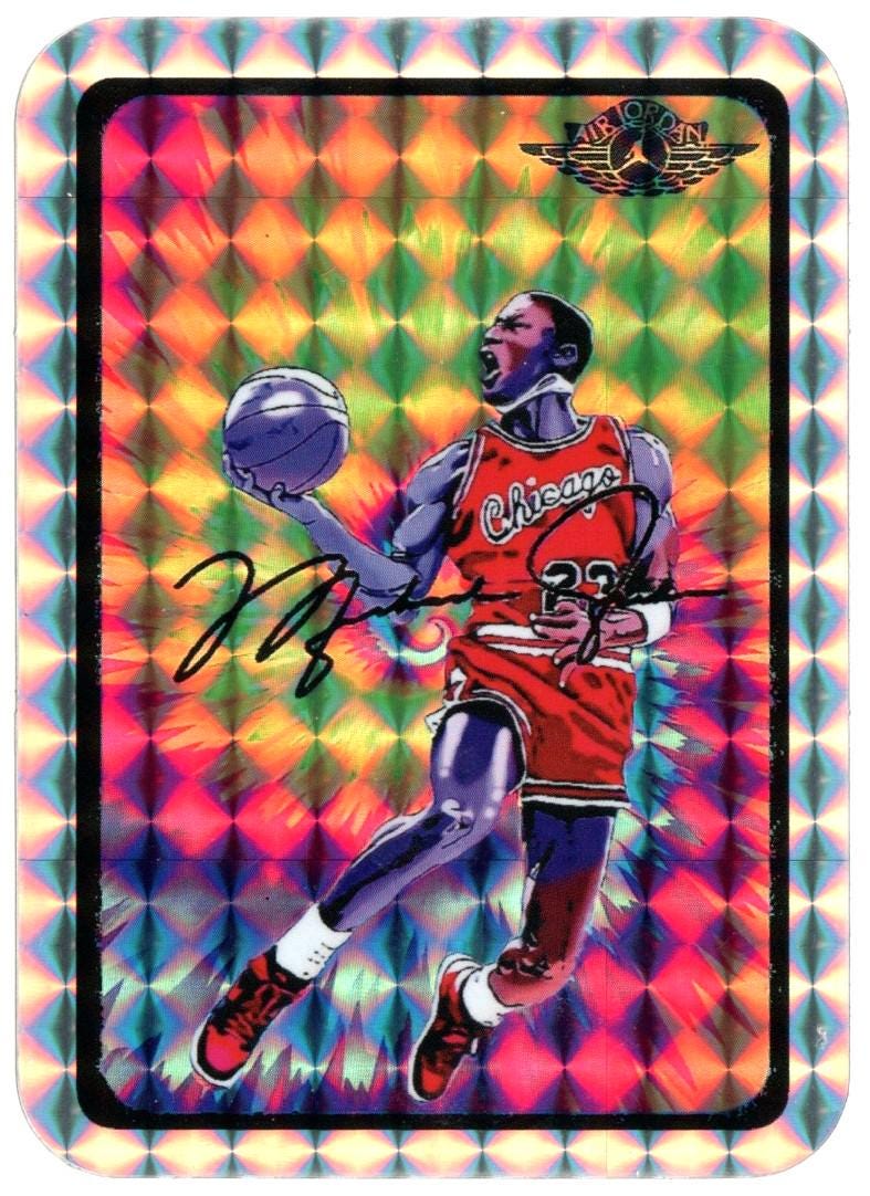 RARE 1980s MICHAEL JORDAN Jewel Prism Vending Sticker - Etsy